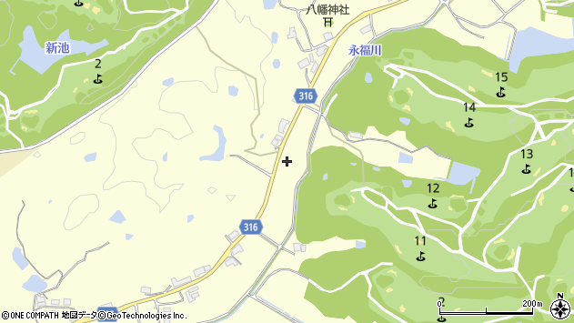 〒673-1313 兵庫県加東市永福の地図