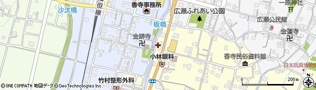 兵庫県姫路市香寺町中仁野302周辺の地図