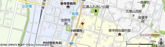 兵庫県姫路市香寺町中仁野301周辺の地図