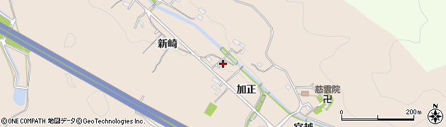 愛知県岡崎市鹿勝川町（加正）周辺の地図