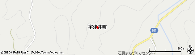 島根県浜田市宇津井町周辺の地図