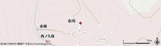 愛知県新城市市川峯42周辺の地図