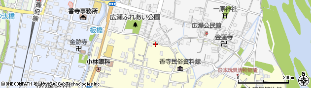 兵庫県姫路市香寺町中仁野322周辺の地図