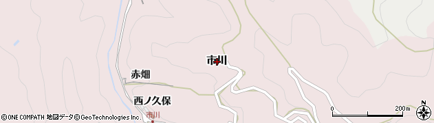 愛知県新城市市川周辺の地図