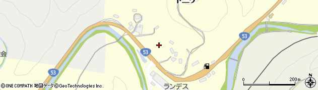 岡山県久米南町（久米郡）下二ケ周辺の地図