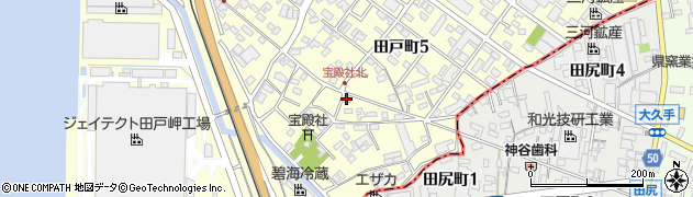 田戸理容館周辺の地図