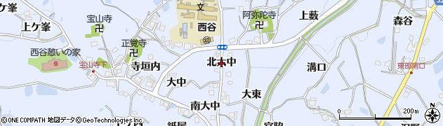 兵庫県宝塚市大原野（北大中）周辺の地図