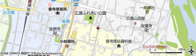 兵庫県姫路市香寺町中仁野321周辺の地図