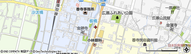 兵庫県姫路市香寺町中仁野307周辺の地図