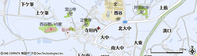 宝塚市西谷地区まちづくり協議会周辺の地図
