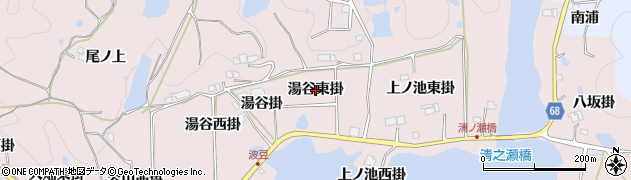 兵庫県宝塚市波豆（湯谷東掛）周辺の地図