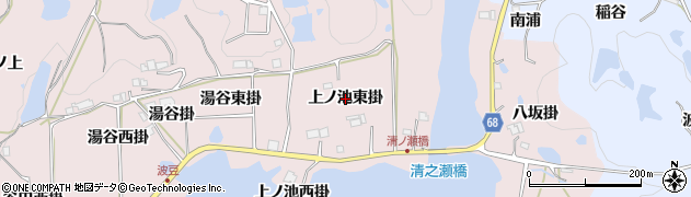 兵庫県宝塚市波豆（上ノ池東掛）周辺の地図
