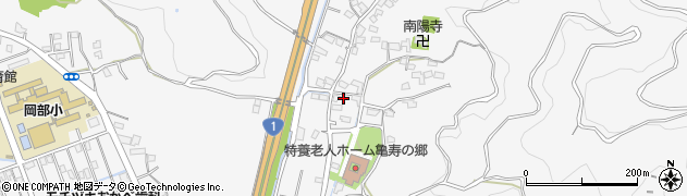 静岡県藤枝市岡部町内谷1342周辺の地図