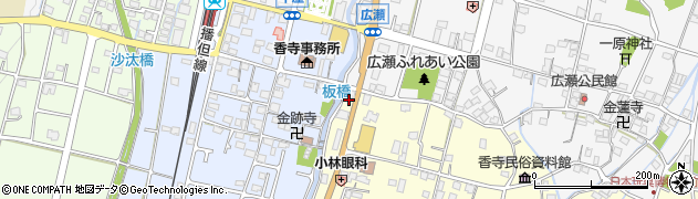 兵庫県姫路市香寺町中仁野308周辺の地図