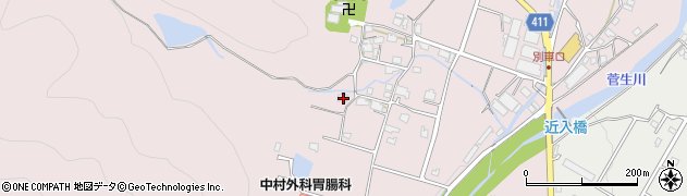 兵庫県姫路市夢前町菅生澗265周辺の地図