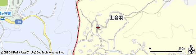 大阪府茨木市上音羽223周辺の地図