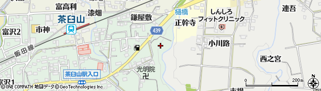 愛知県新城市富沢（樋橋）周辺の地図