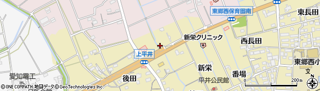愛知県新城市平井（松田）周辺の地図