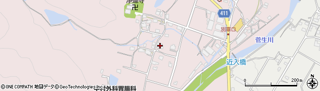 兵庫県姫路市夢前町菅生澗340周辺の地図