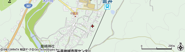 滋賀県甲賀市信楽町牧598周辺の地図