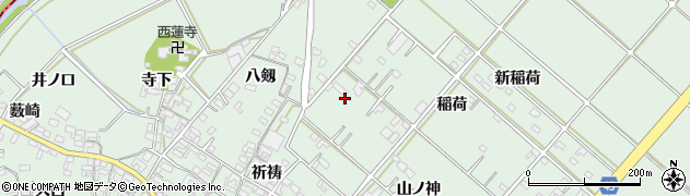 愛知県安城市東端町山ノ神30周辺の地図
