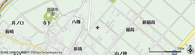 愛知県安城市東端町山ノ神31周辺の地図