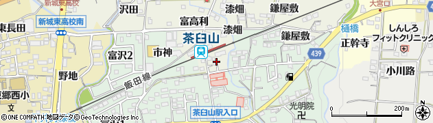 愛知県新城市富永（四条）周辺の地図