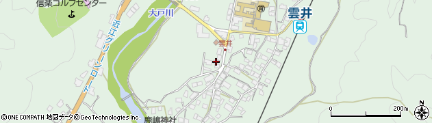 滋賀県甲賀市信楽町牧744周辺の地図