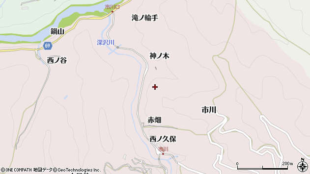 〒441-1321 愛知県新城市市川の地図