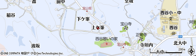 兵庫県宝塚市大原野（上ケ峯）周辺の地図