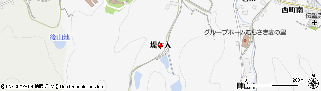 愛知県岡崎市藤川町（堤ケ入）周辺の地図