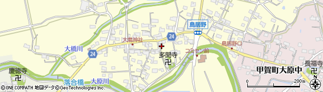 滋賀県甲賀市甲賀町鳥居野880周辺の地図