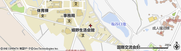 兵庫教育大学　学校教育相談室周辺の地図