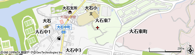 滋賀県大津市大石東7丁目周辺の地図
