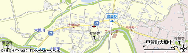 滋賀県甲賀市甲賀町鳥居野846周辺の地図
