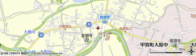 滋賀県甲賀市甲賀町鳥居野854周辺の地図