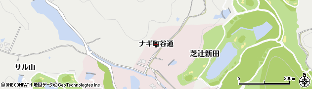 兵庫県宝塚市芝辻新田（ナギ町谷通）周辺の地図