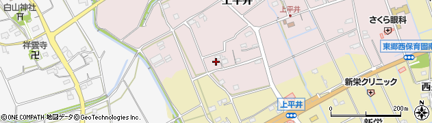 愛知県新城市上平井（道添）周辺の地図