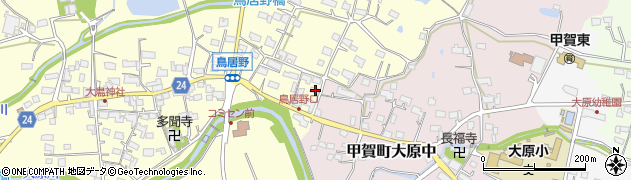 滋賀県甲賀市甲賀町鳥居野450周辺の地図