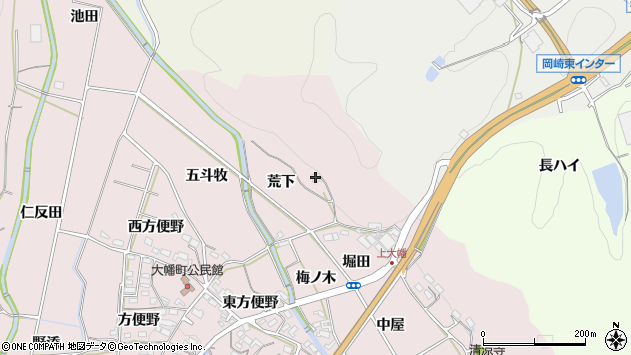 〒444-3502 愛知県岡崎市大幡町の地図