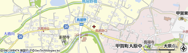 滋賀県甲賀市甲賀町鳥居野461周辺の地図