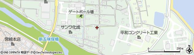 三重県四日市市楠町北五味塚925周辺の地図