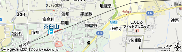 愛知県新城市富永（鎌屋敷）周辺の地図