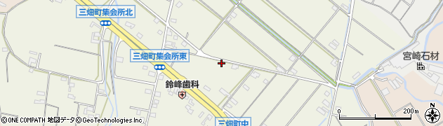三重県鈴鹿市三畑町周辺の地図