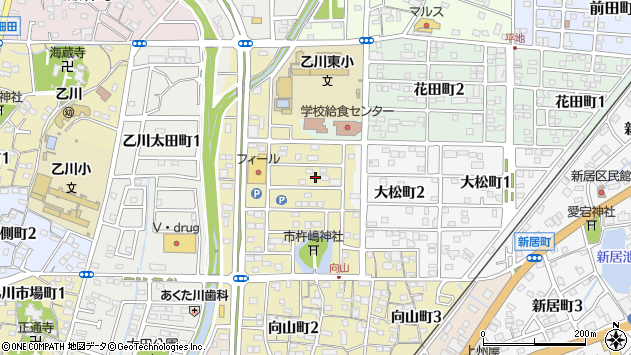 〒475-0084 愛知県半田市向山町の地図
