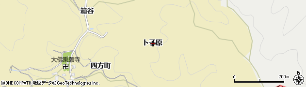京都府長岡京市浄土谷ト子原周辺の地図