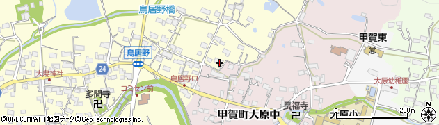 滋賀県甲賀市甲賀町鳥居野355周辺の地図