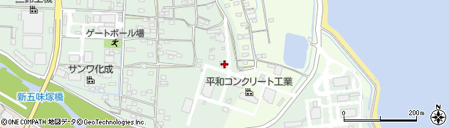 三重県四日市市楠町北五味塚1001周辺の地図