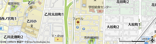 フィール乙川店周辺の地図