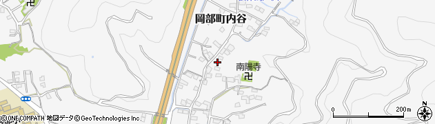 静岡県藤枝市岡部町内谷2206周辺の地図